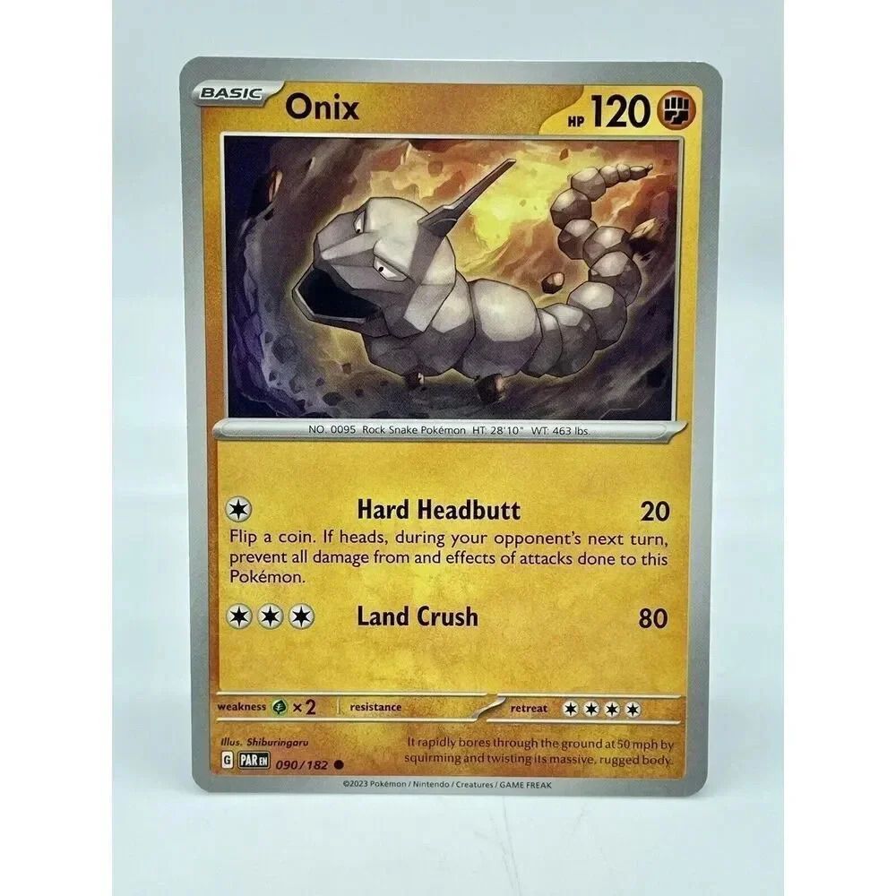 Onix 090/182 Paradox Rift Non Holo Pokemon TCG Mint Unplayed